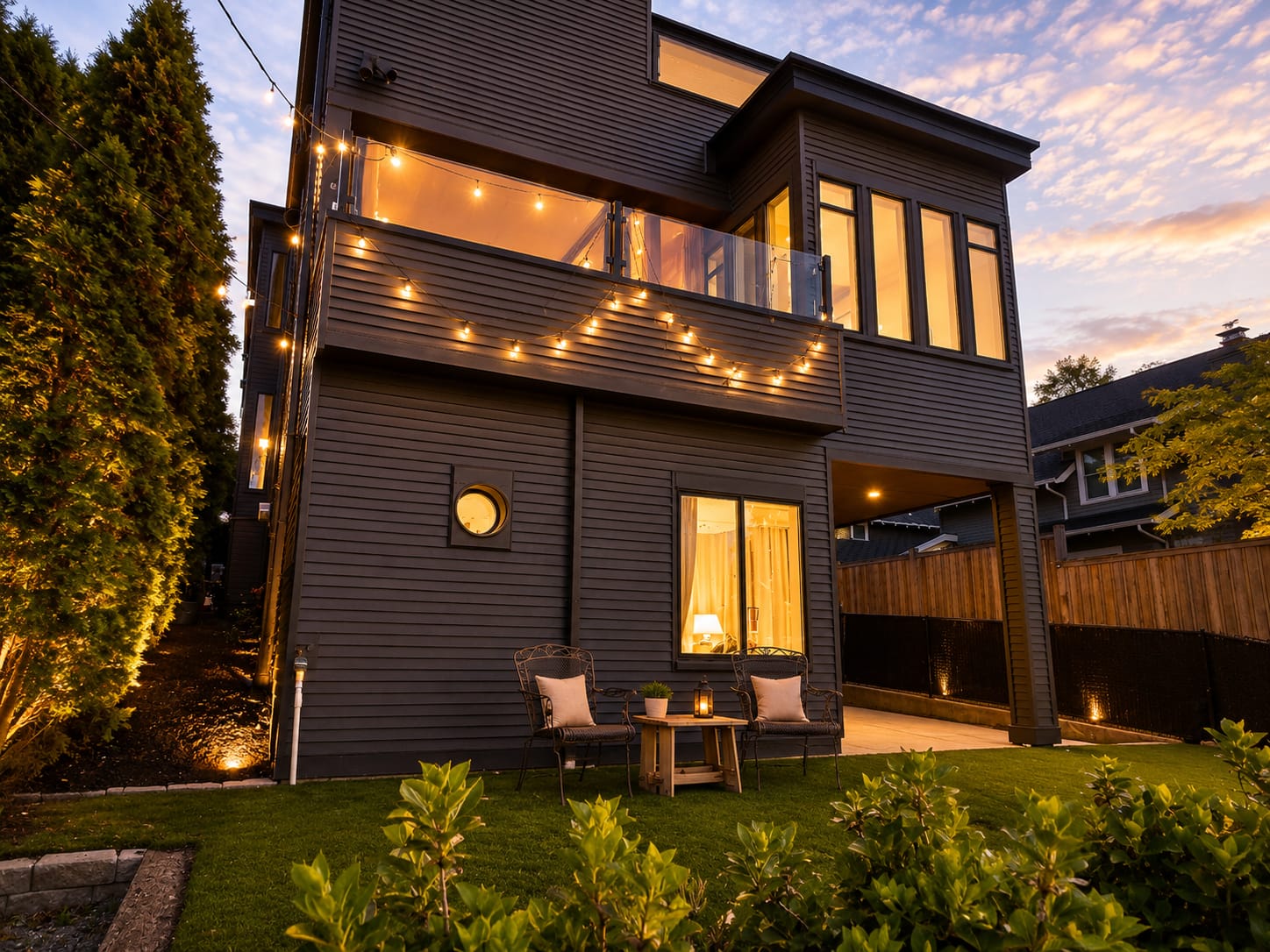 Exterior of a well-maintained managed home